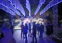 Festival Lampu Sambut Malam Pergantian Tahun di Batang