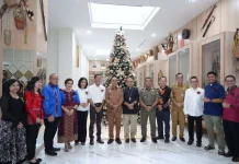 Wagub Krisantus Hadiri Open House Natal Keuskupan Pontianak