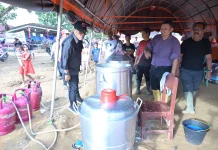Bupati Tapteng Pastikan Proses Belajar di Pengungsian 