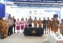 Bupati Humbahas bersama Kapolres softopening SPPG Kemala Bayangkari