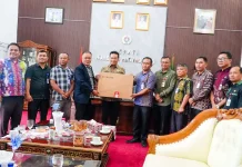 Bupati Humbahas Serahkan Bantuan Starlink Warga Dusun Bungus