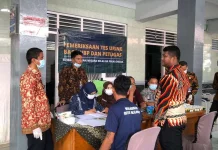 Sidak, Rutan Pekalongan Tes Urine Petugas dan Narapidana