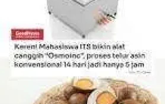 Osmoinc Proses Telur Asin Lebih Cepat