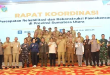 Bupati Humbang Hasundutan Ikuti Rakor Mendagri Rehabilitasi Pascabencana