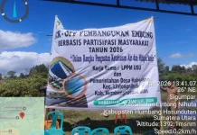 Kickoff Pembangunan Embung Partisipatif Desa Habeahan Resmi Dimulai