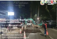 Pemprov Sulsel Genjot Preservasi Jalan Hertasning Makassar