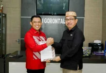 Dinas Parekrafpora dan RRI Gorontalo Perkuat Sinergitas Promosi
