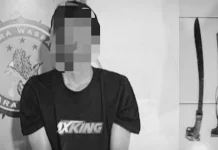 Serang Warga Pakai Parang, Jari Tetangga Putus