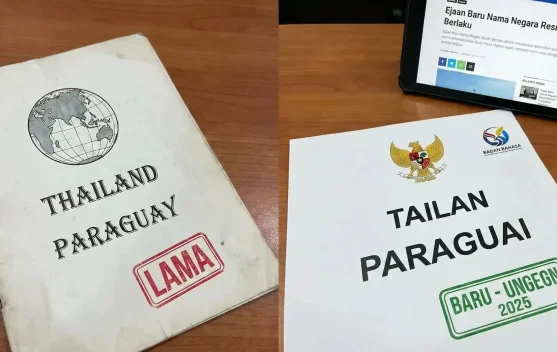 Indonesia Perbarui 194 Nama Negara, Thailand Jadi Tailan