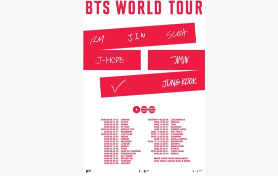 BTS Umumkan Tur Konser Dunia 2026