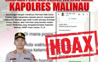 Waspada Dugaan Penipuan Mengatasnamakan Kapolres Malinau