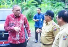 Sekjen Kemensos Tinjau Lokasi Sekolah Rakyat di Rancamaya 